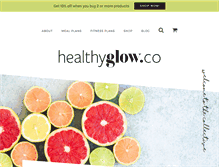 Tablet Screenshot of healthyglow.co